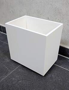 Gessi Rettangolo Abfall-Behälter 20990 weiß/ Warm Bronze PVD; 20990735 