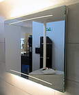 Zierath Z1 Spiegel 90x60cm, Designspiegel mit LED-Hinterleuchtung; ZZEIN0301090060 
