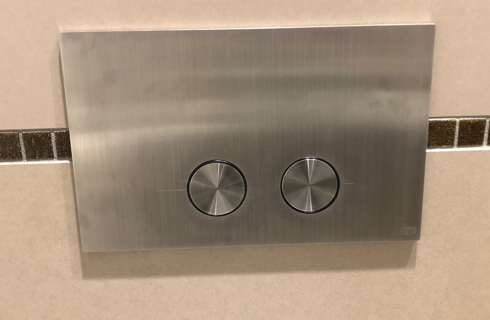 TECE Now Drückerplatte Messing Metallic Für TECE Profil