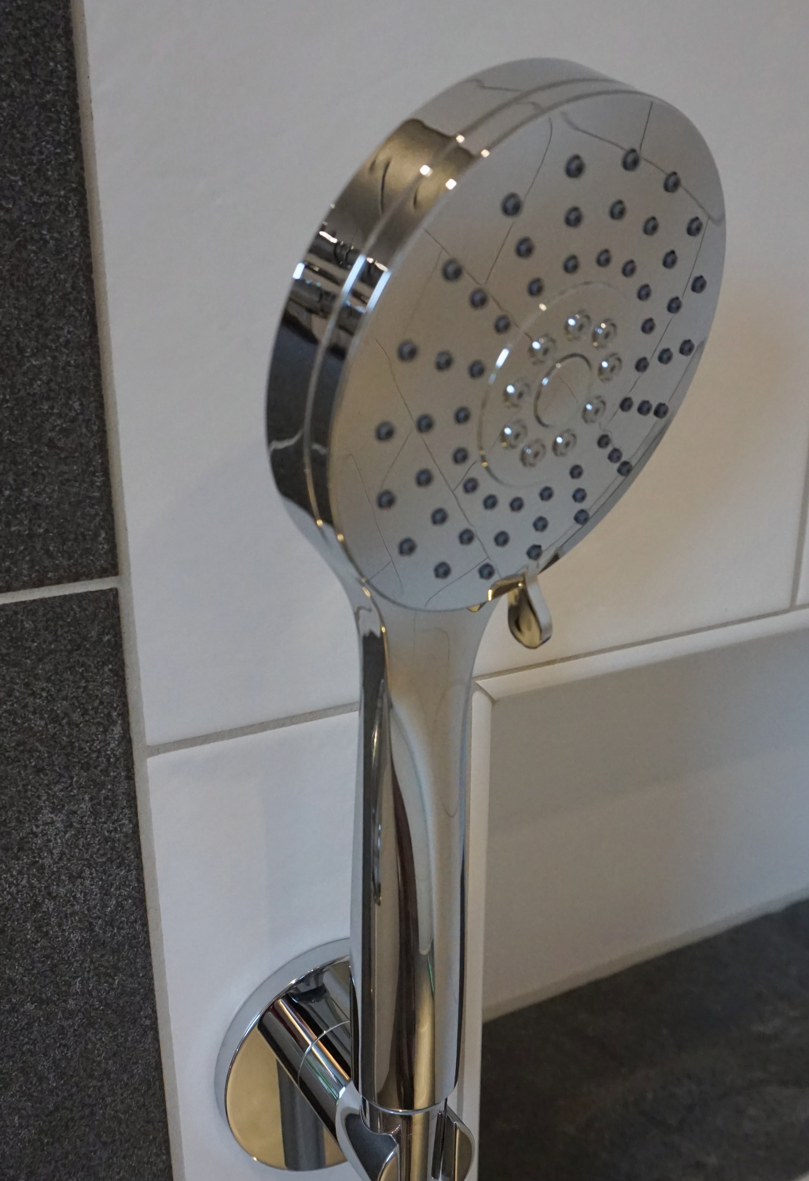 Gessi Emporio Antikalk-Handbrause chrom mit 3 Strahlarten; Brausekopf 47255031 