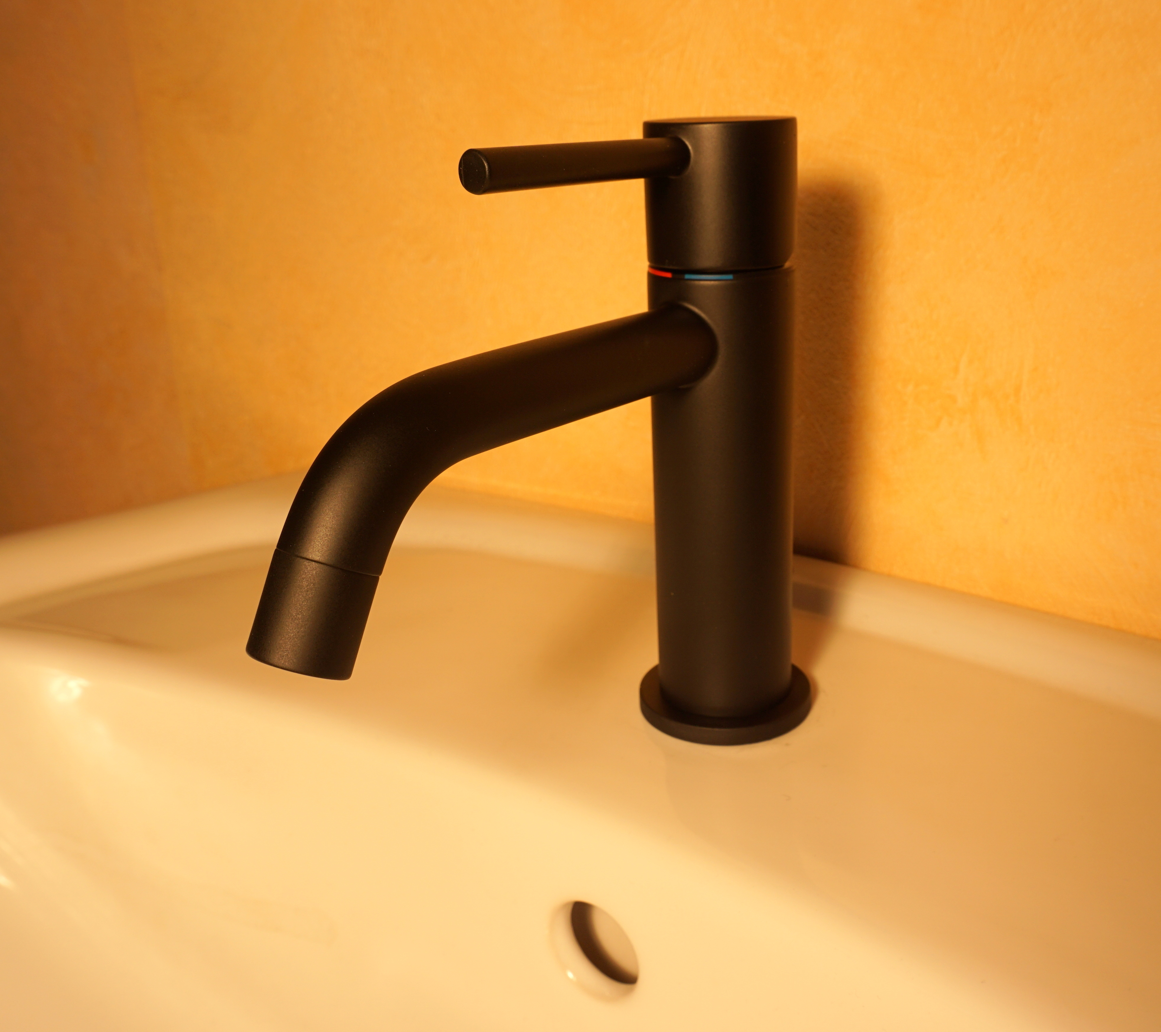 Gessi Emporio Via Tortona Waschtisch-Einhebelmischer Schwarz Matt  