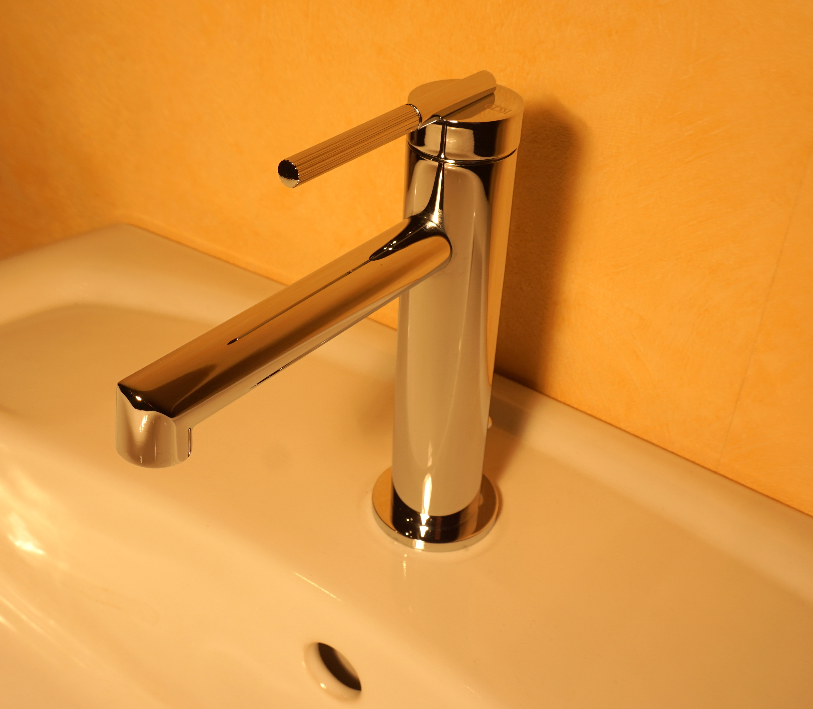 Gessi Ingranaggio Waschtischarmatur 63501 Warm Bronze PVD mit Ablaufgarnitur; Mischbatterie 63501735 