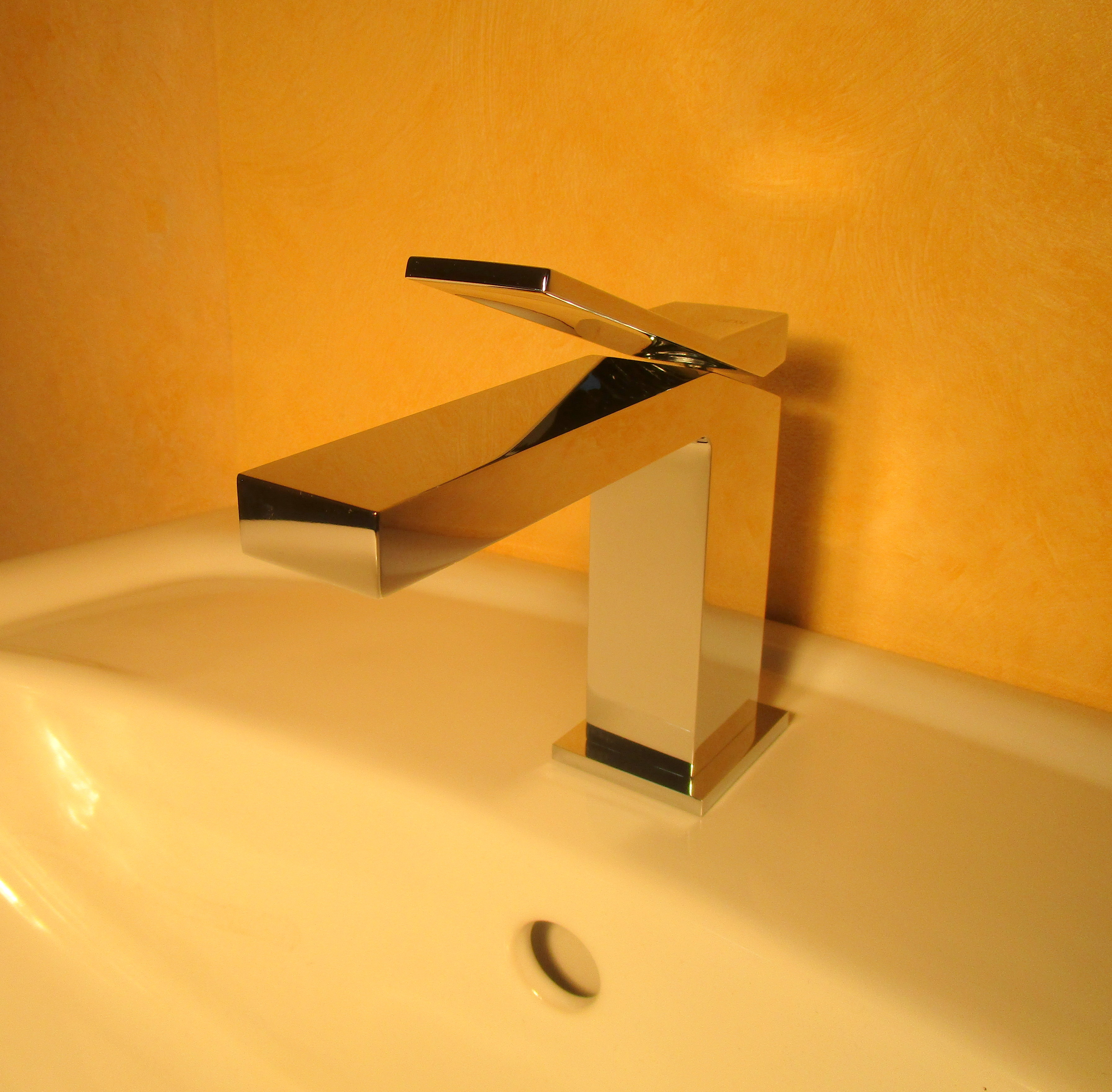 Gessi Rettangolo K Waschtischarmatur Warm Bronze PVD Ohne