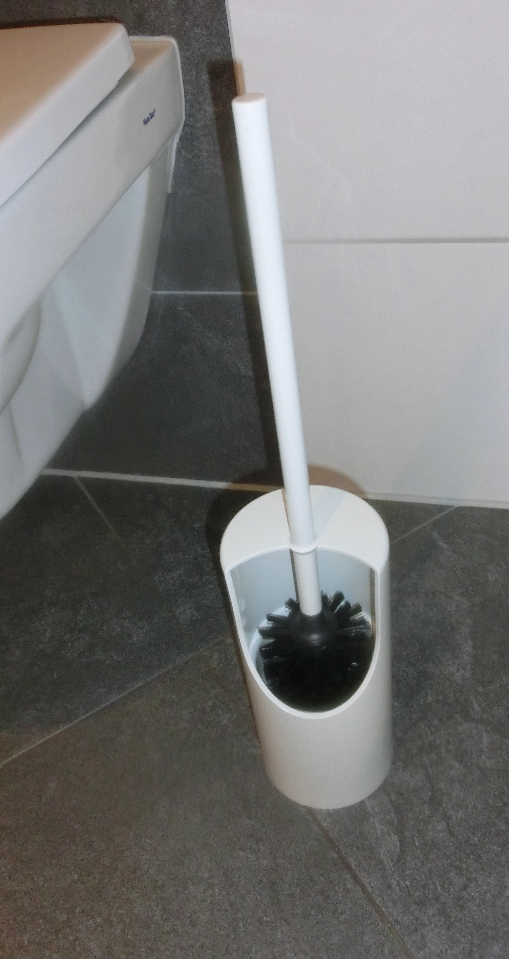 Hewi Serie 477 WC-Bürstengarnitur bodenstehend anthrazitgrau; Toilettenbürste 477.20.200-92 