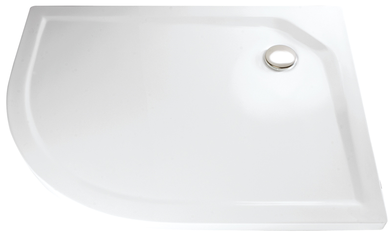 HSK Duschwanne 80x80cm, Viertelkreis, superflache Brausewanne, 505080 
