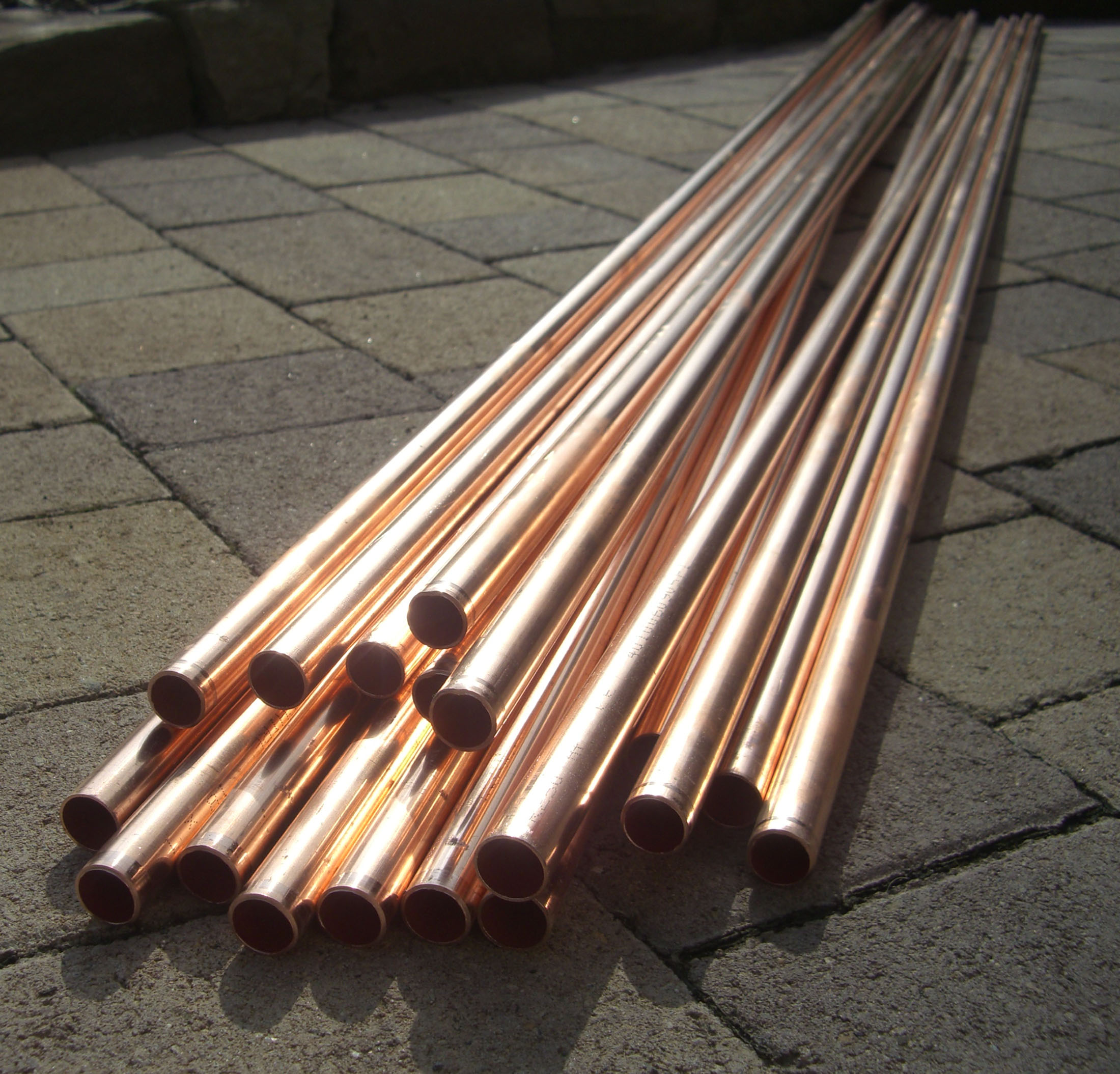Kupferrohr günstig kaufen 22 x 1,0mm - in Stangenform zu 5m Länge - RAL u. DVGW 