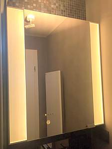 Burgbad RL40 Room Light Spiegelschrank 600x800x130-320mm Melamin Weiß; SS257L 