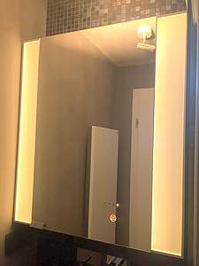 Burgbad RL40 Room Light Spiegelschrank 600x800x130-320mm Melamin Weiß; SS257R 