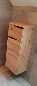 Burgbad Sinea 3.0 Halbhochschrank 35x32x96cm Weiß Matt, rechts; UHZW035RF6803 