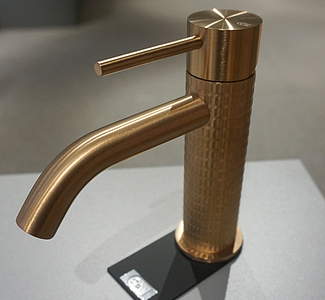 Gessi 316 Meccanica Waschtisch-Einhebelmischer ohne Ablaufgarnitur 54202 Warm Bronze Gebürstet PVD; 54202726 