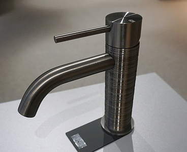 Gessi 316 Trame Waschtisch-Einhebelmischer mit Ablaufgarnitur 54301 Warm Bronze Gebürstet PVD; 54301726 