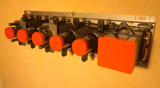 Gessi HI-FI Linear UP-Thermostat 63015 mit 4 Ausgängen; Unterputzarmatur 63015031 
