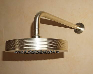 Gessi Inciso Kopfbrause 218mm mit Wandarm Bronze Antik PVD; 58185187 