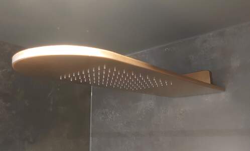 Gessi Ingranaggio Kopfbrause 45163 Kupfer PVD; Regendusche 45163030