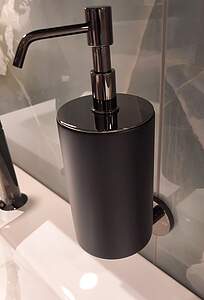 Gessi Ingranaggio Seifenspender 63814 Schwarz Matt/schwarz; Lotionspender 63814299 