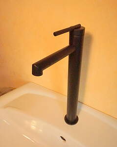 Gessi Ingranaggio Waschtischarmatur 63503 hohe Version, Ausladung 128mm, Bronze Antik; 63503187 