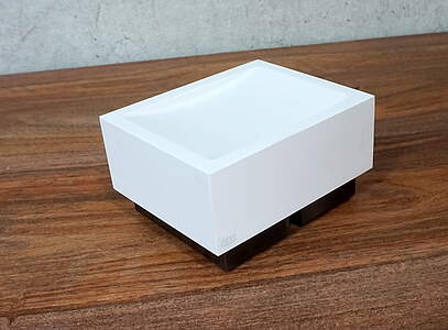 Gessi Inverso Seifenschale 20801 zur Wandmontage Kupfer PVD/weiß; Seifenablage 20801030 