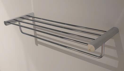 Gessi Rilievo Ablage mit Handtuchhalter 60cm 59407 Kupfer PVD; 59407030