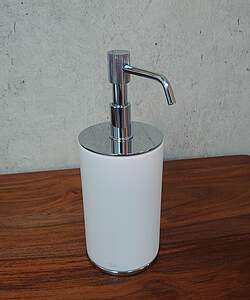 Gessi Venti20 Seifenspender Standversion 65437 chrom/​weiß matt; …