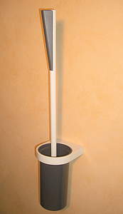 Hewi System 800 K WC-Bürstengarnitur reinweiß/ rubinrot; 800.20.20099-33 