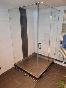 HSK Atelier Plan Pur AP.223 Drehtür an Nebenteil, mit Seitenwand 