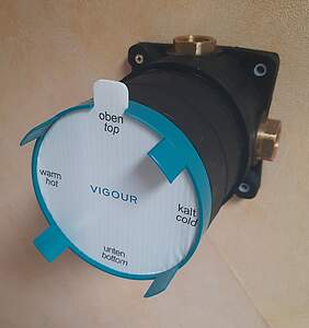 Vigour Unterputzkörper DN20; Einbaukörper Universal 88011GC 