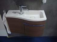 Burgbad Sinea 1.​0 Waschbecken mit Unterschrank für Gästebad, rechts, …
