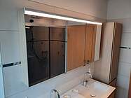 Burgbad sys30 LED-Spiegelschrank 150cm 3-türig, Verloursgrau Matt; SPQK150K0716 