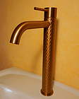 Gessi 316 Intreccio Waschtisch-Einhebelmischer 54103 Kupfer Gebürstet PVD, mit Ablaufgarnitur; 54103708 