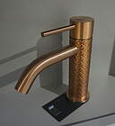 Gessi 316 Intreccio Waschtisch-Einhebelmischer mit Ablaufgarnitur 54101 Warm Bronze Gebürstet PVD; 54101726 