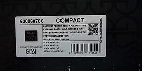 Gessi HI-​FI Compact Thermostat Fertigmontageset 3-​Wege Metall Schwarz …