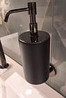 Gessi Ingranaggio Seifenspender 63814 Schwarz Matt/​schwarz; Lotionspender …