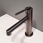 Gessi Ingranaggio Waschtischarmatur 63501 Metall Schwarz PVD mit Ablaufgarnitur; Mischbatterie 63501706 