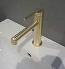 Gessi Ingranaggio Waschtischarmatur 63502 Warm Bronze PVD ohne Ablaufgarnitur; Mischbatterie 63502735 