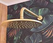 Gessi Origini Kopfbrause 250mm mit Wandarm, chrom; 66148031