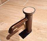 Gessi Origini Waschtischarmatur 66002 Messing Gebürstet PVD ohne Ablaufgarnitur; Mischbatterie 66002727 