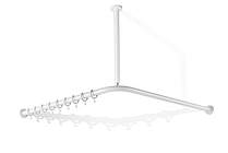 Hewi Vorhangstange System 800 K für Duschvorhang, 150x150cm, 800.​34.​12090
